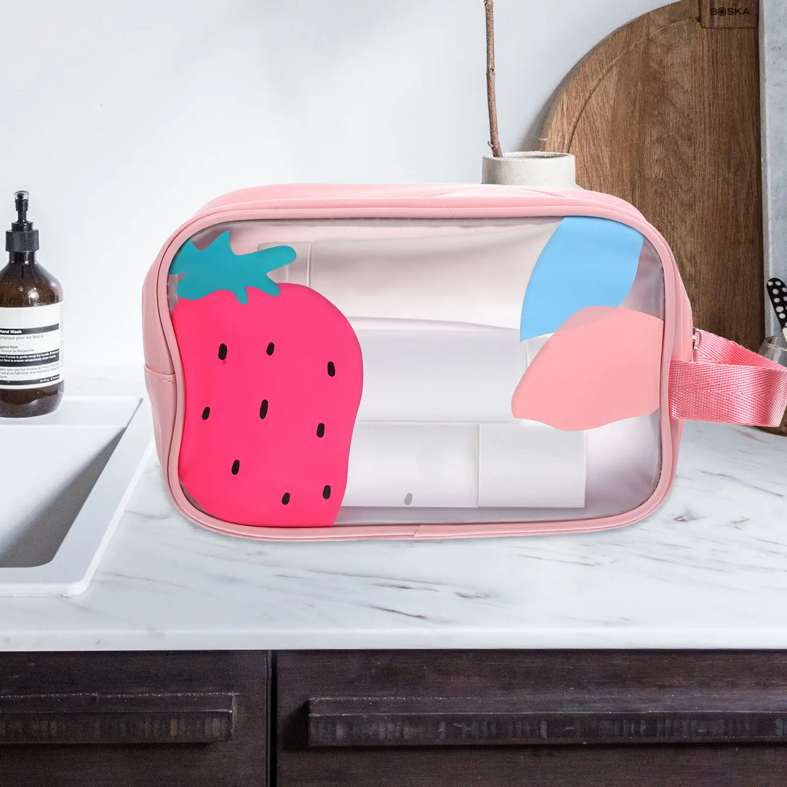 

Waterproof Travel Toiletry Bag Dry Wet Separation Swimsuit Organizer Portable Makeup Storage Case for Beach Hiking