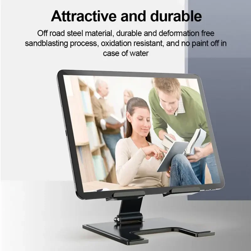 

2025 Универсальный цельнометаллический портативный держатель для планшета для iPad, подставка для планшета, регулируемая настольная подставка, гибкая подставка для планшета