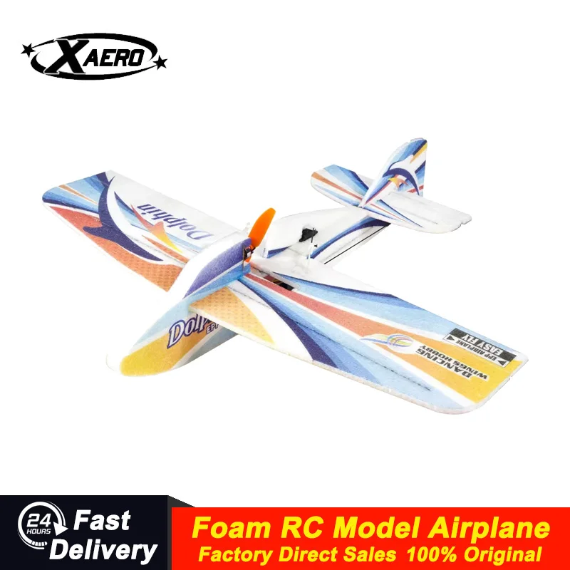 

XAERO Dolphin 580mm Wingspan EPP RC Trainer Plane Pusher Prop Fixed Wing Slow Flyer for Beginners