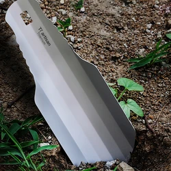 Pure Titanium Ultralight Backpacking Potty Trowel Outdoor Compact Poop Shovel