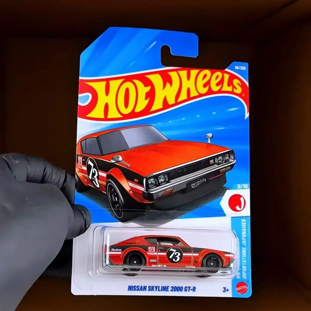 

2026-88 Hot Wheels Cars Nissan Skyline 2000 GT-R 1/64 Коллекция металлических литых моделей игрушечных транспортных средств