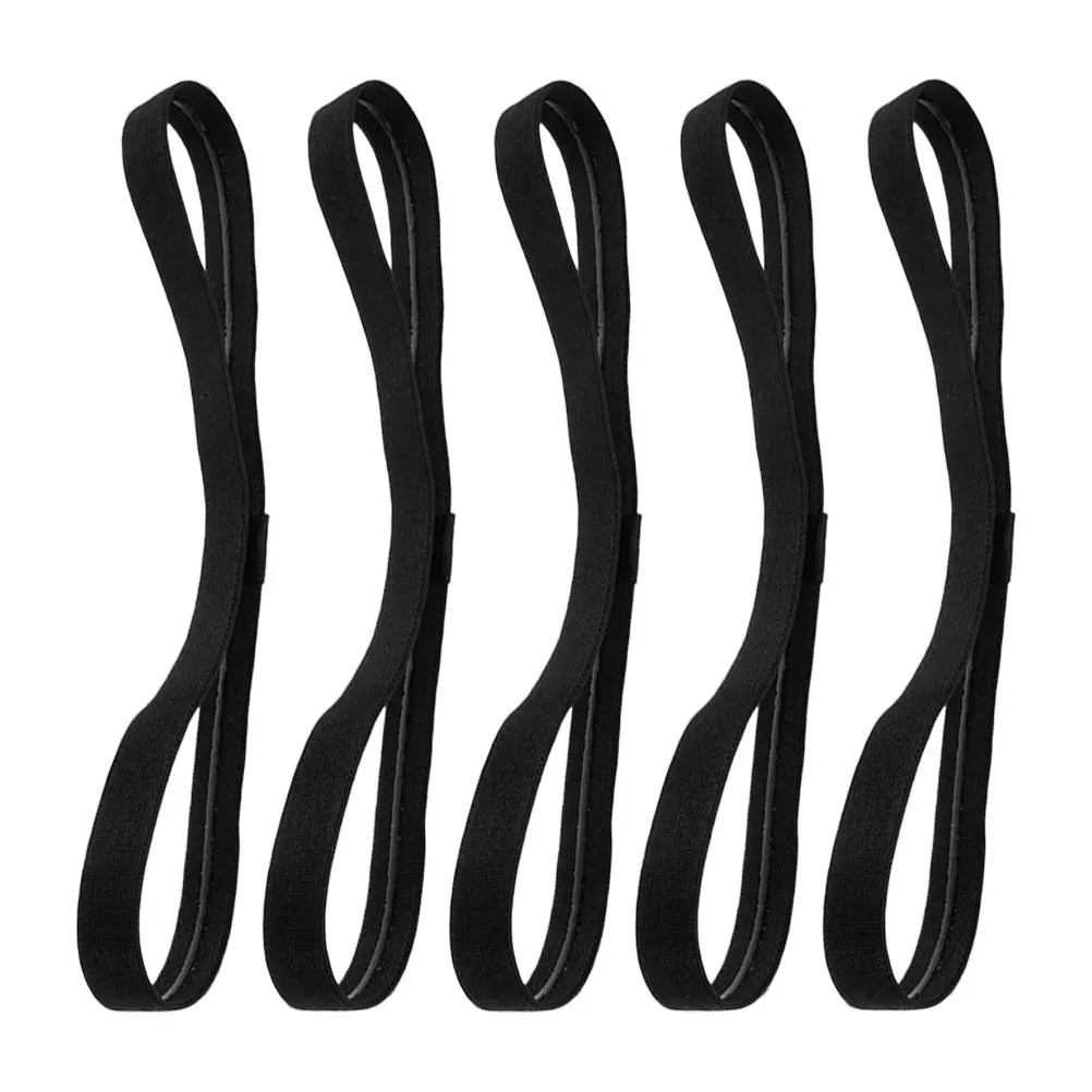 

5pcs Sport Thin Hair Bands Elastic Sweatbands for Women Yoga Gym Running Anti-slip Breathable Sports Headbands