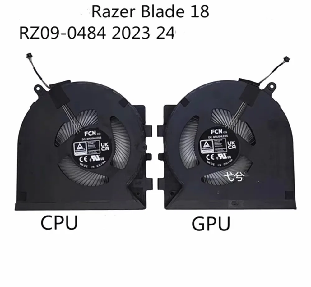 New Laptop CPU+GPU Cooling Fan for Razer Blade 18