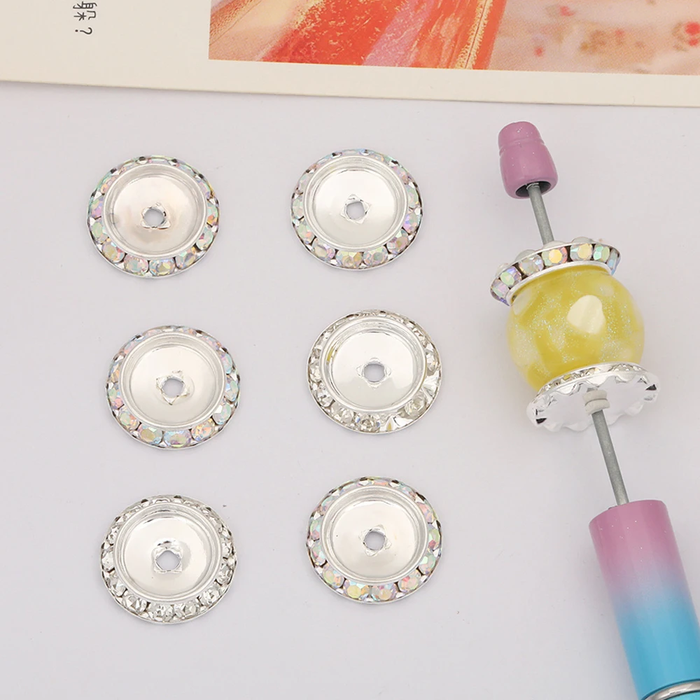 

Cordial Design 100Pcs 20*20MM Jewelry Findings & Components/Wheel Shape/Rhinestone Spacers/Hand Made/DIY Beads Making #16668