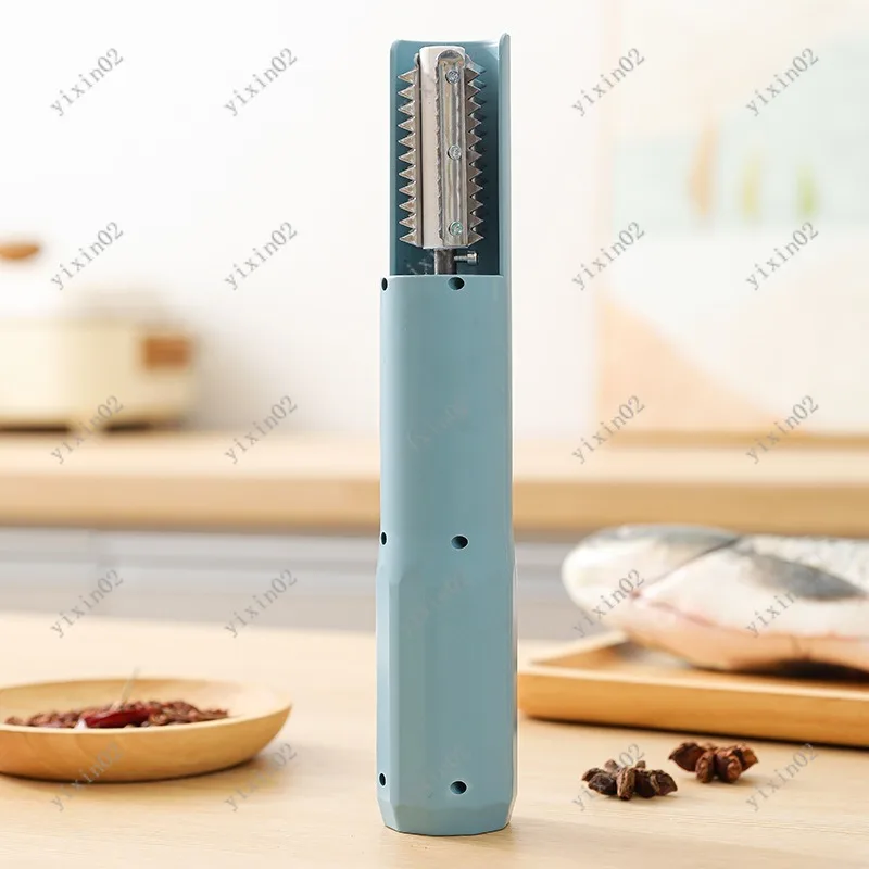 Rechargeable Electric Fish Scale Remover Portable Automatic Scaling Tool for Kitchen