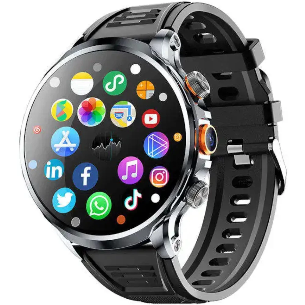 2024 Custom Wholesale 3GB 32GB / 4GB + 64GB Sim Card 4G LTE Reloj Inteligente Android Wrist Watch Phone For Men Women