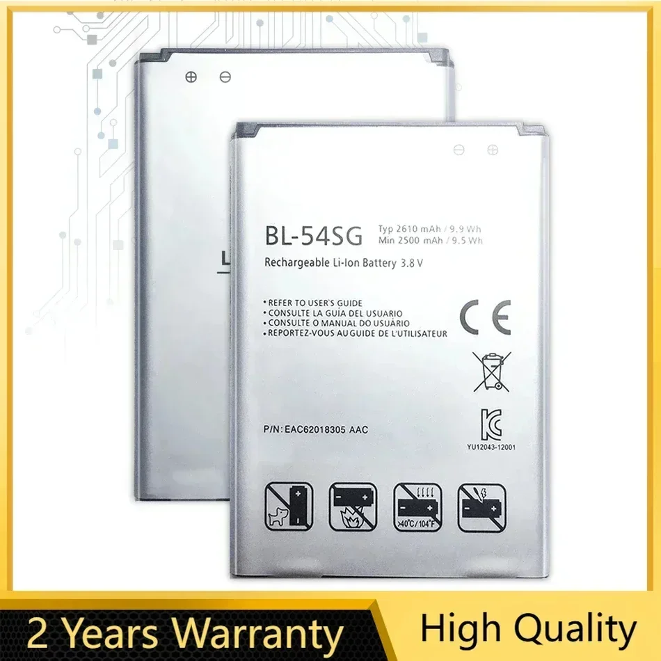 

YKaiserin-Li-ion Batteries BL-54SG 2610mAh Mobile Battery for LG Optimus G2 F320 F320L F320S F320K BL 54SG