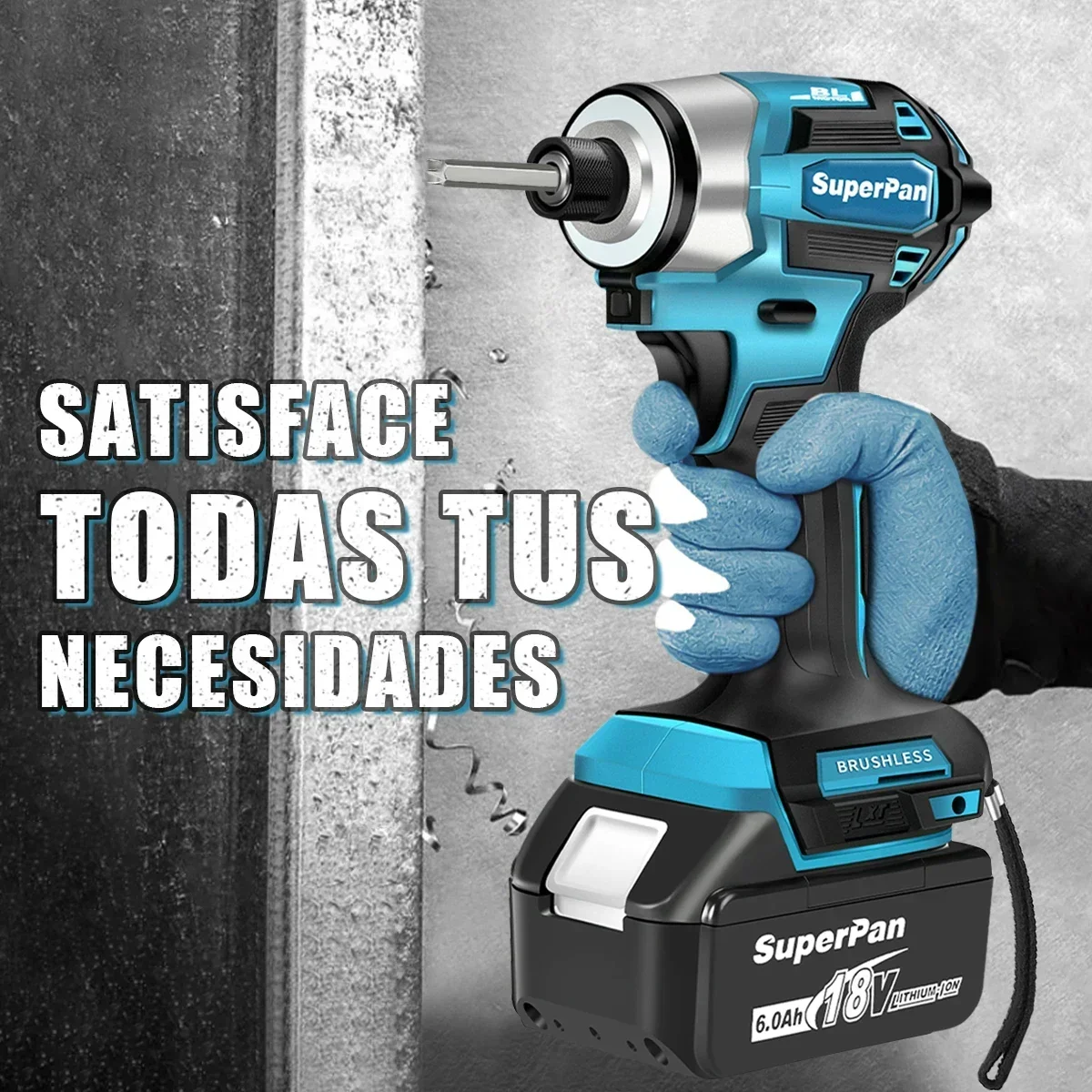 

Cordless Screwdriver Electric Key Wrench Torque Toos Impact Gun Power Tools Wireless Drill for Makita 18V Battery Pins