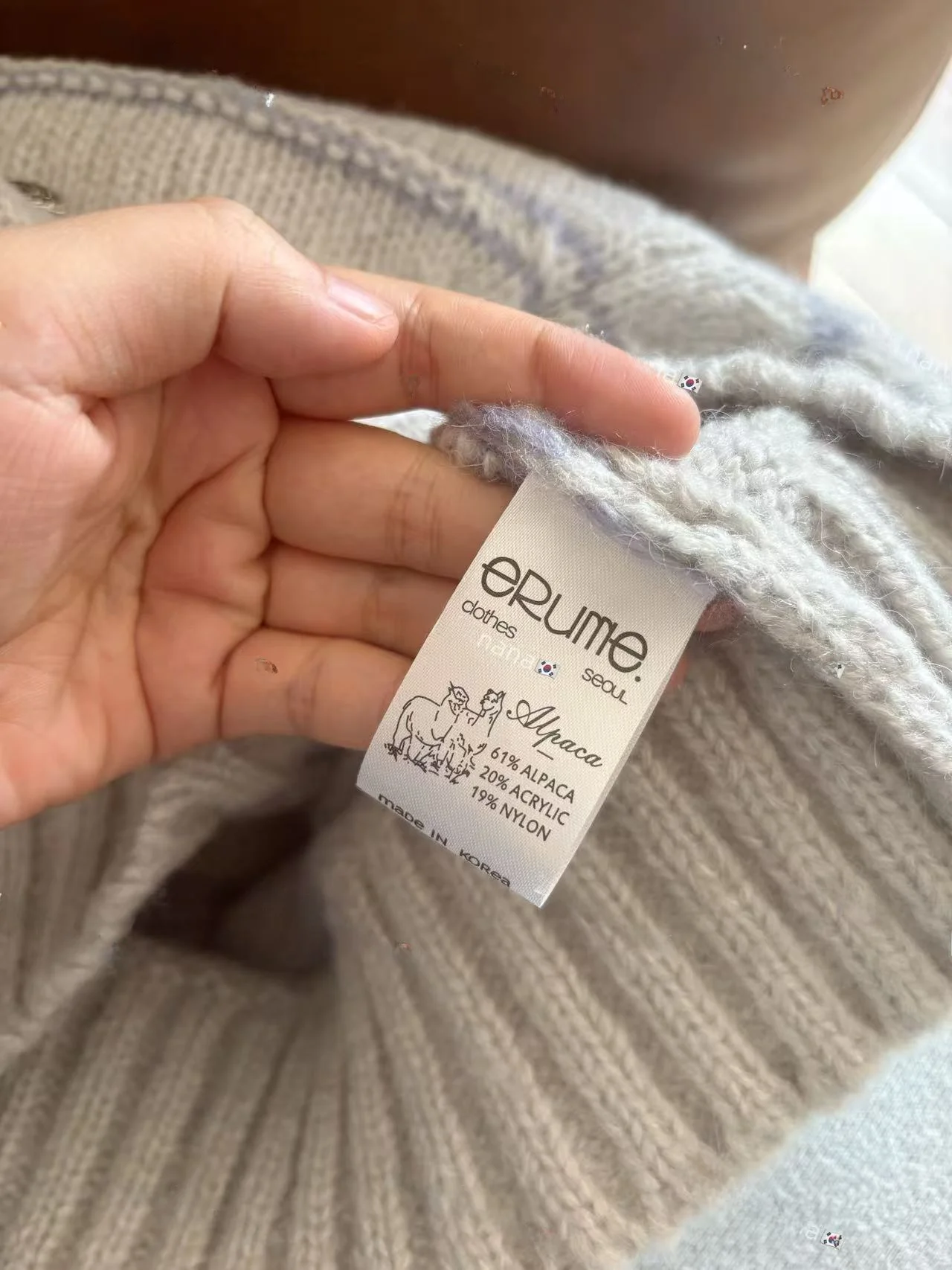 

Свободный женский свитер в стиле ретро, осенне-зимний полосатый узор, универсальный удобный теплый трикотаж, круглый Ne Long Sve