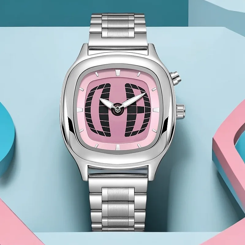 New Square Watch for Men Niche Light Luxury Waterproof  Number Seconds Men's Wristwatch Trendy Y2K Quartz Watches Reloj Hombre