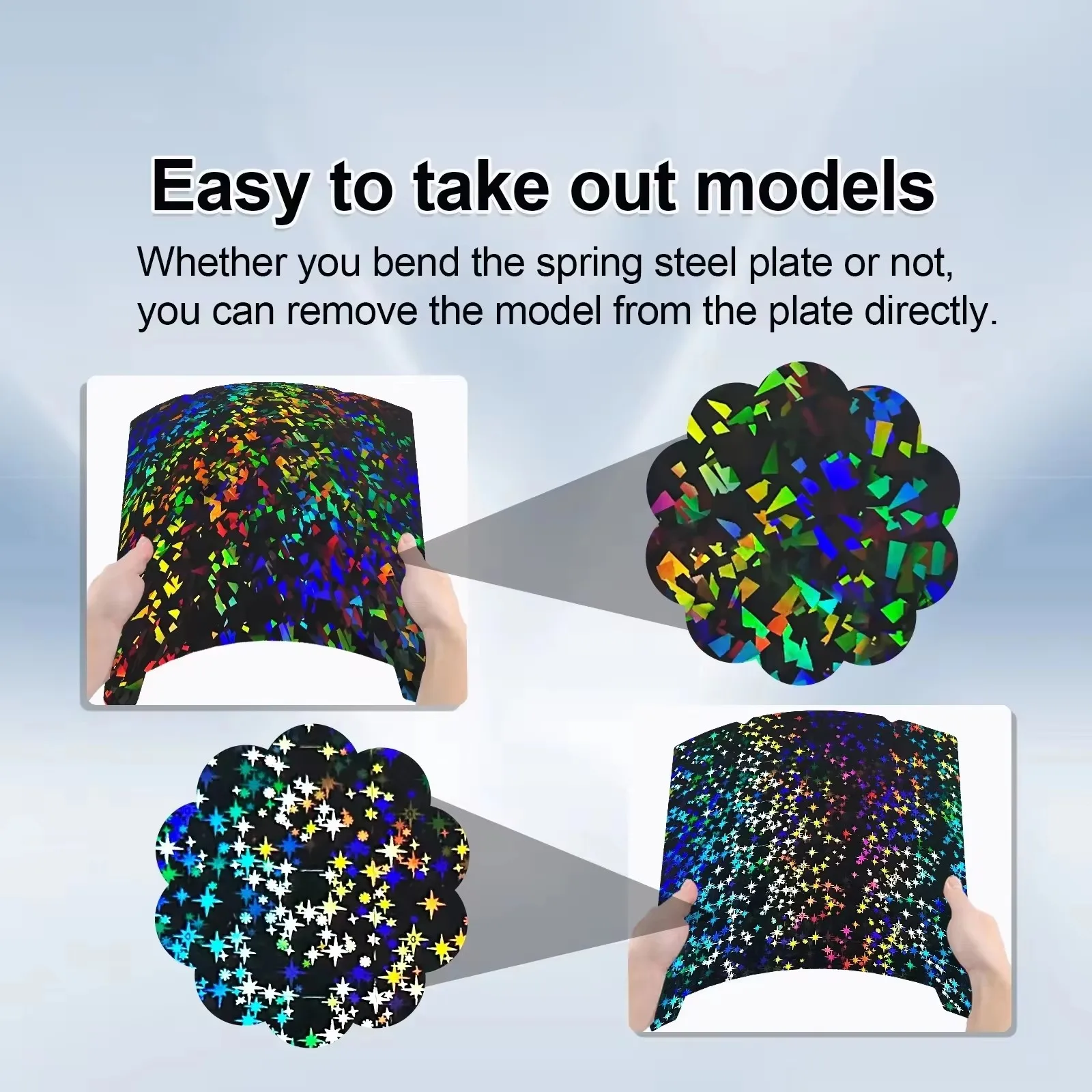 257x257 مللي متر بناء لوحة لمختبر بامبو X1 P1P A1 PEI ورقة PEO السلس X1C ورقة الكربون PEI لمختبر الخيزران Bambulabs P1s a1 لوحة