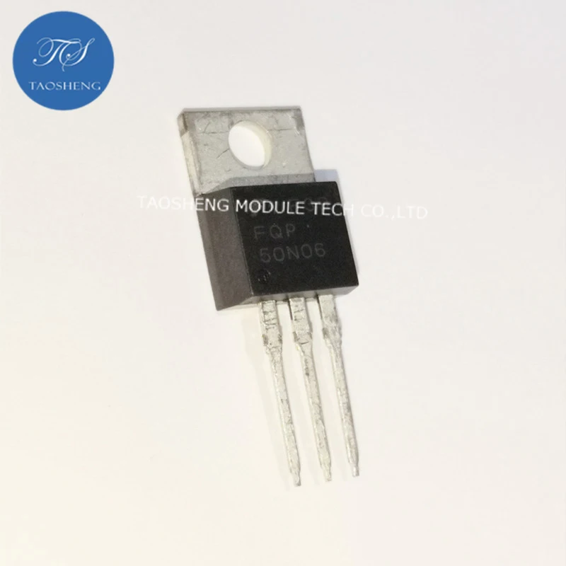 1PCS 100%  New&Original FQP50N06 50A60V TO-220F【TAOSHENG】MODULE #TS10088