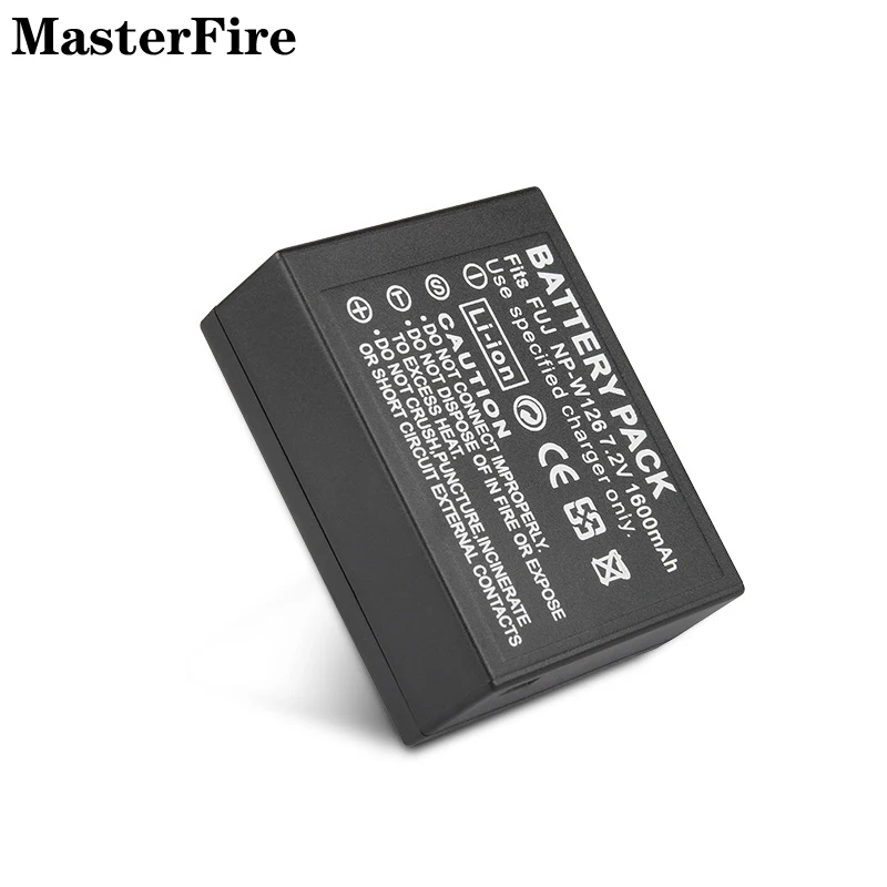 Wholesale NP-W126 NPW126 7.2V 1600mah Replacement Li-ion Battery For Fujifilm Finepix HS30EXR HS33EXR X-Pro1 XT2 XT20 XT100 Cell