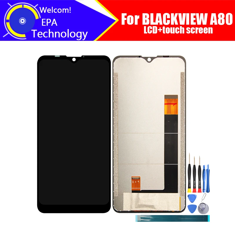 6.21 inch BLACKVIEW A80 LCD Display+Touch Screen Digitizer Assembly 100% Original LCD+Touch Digitizer for BLACKVIEW A80+Tools