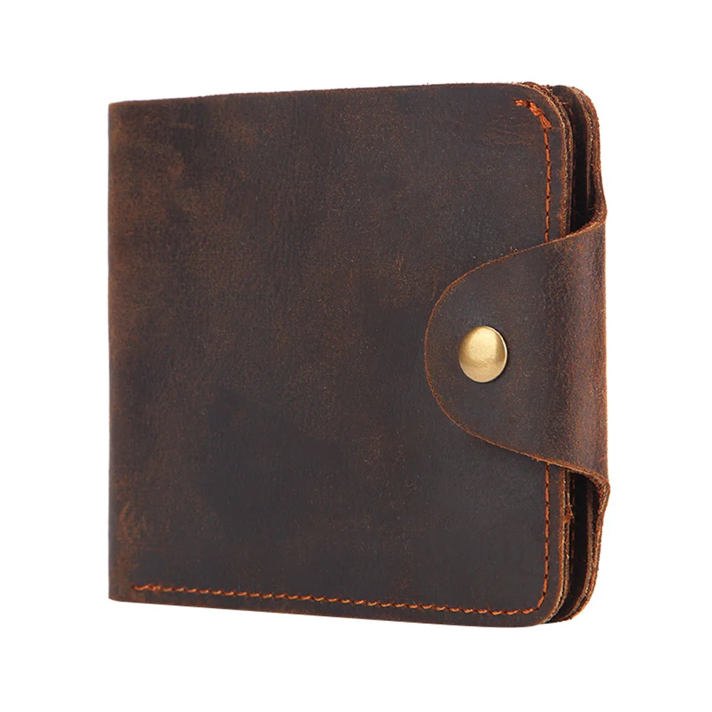 الرجال المحفظة سستة زر تصميم دائم خمر بطاقة الأعمال النقدية محفظة نسائية للعملات المعدنية متعددة الوظائف الرجال حامل بطاقات الائتمان