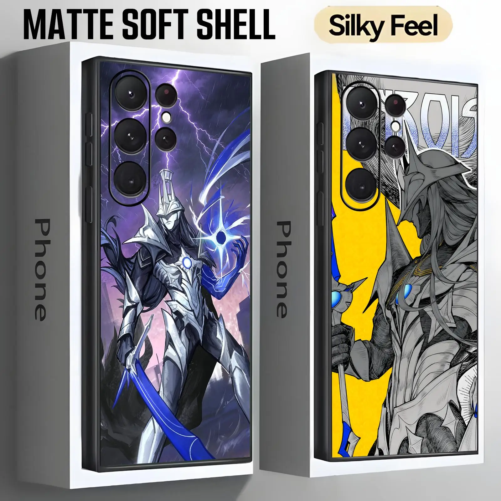 Phone Case For Samsung S26 S25 S24 S23 S22 S21 S20 Ultra Note20 Soft black Shockproof Cover Zenless Zone Zero Pyrois