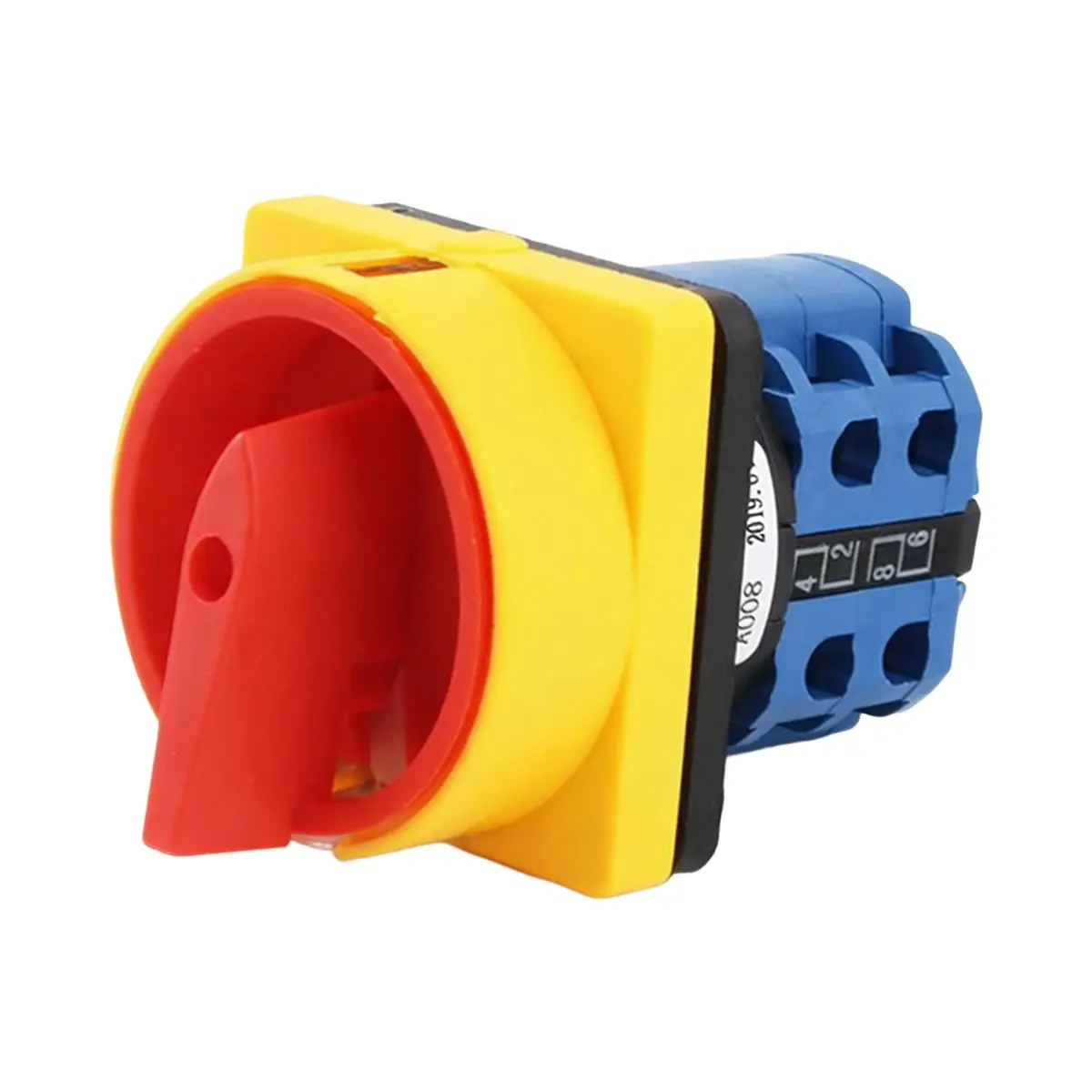 #57T 20A OFF-ON 4Poles Isolator Switches 48X48mm Padlock Rotary Cam Switch,LW26GS,(plastic)