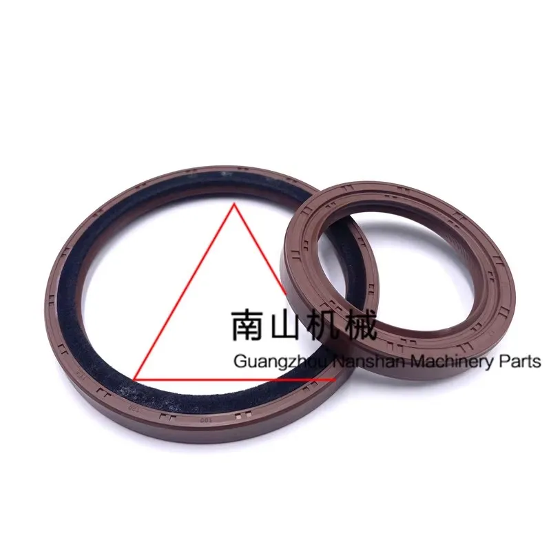 Sunward 90 Kubota 185 crankshaft oil seal, Kubota V3800 engine crankshaft front and rear oil seals excavator parts