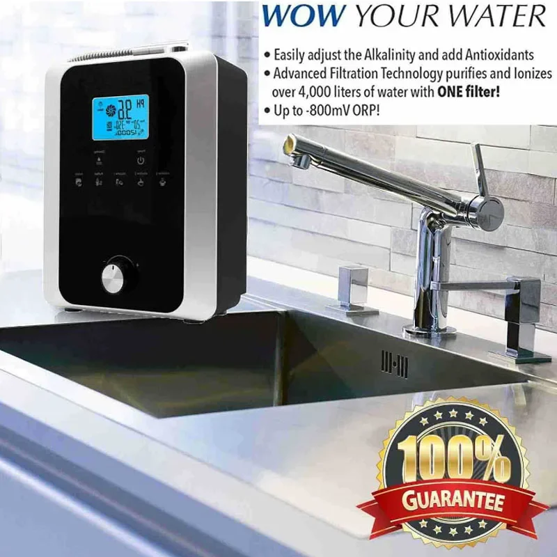 Multi-function Water Ionizer Alkaline Acid Water Purification System PH Adjustment Home Drinking Water Filter
