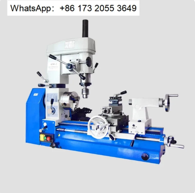 Multi-Function Lathe Drill Mill Combo Machine AT300-2  220V 380V 750W for Small Metalworking Projects