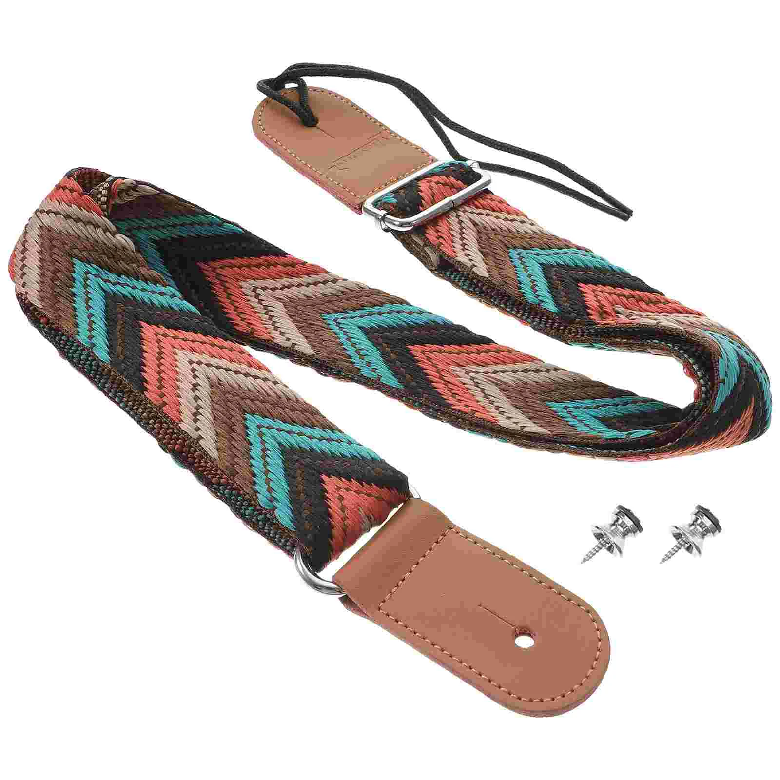 

Bohemian Style Straps Piano Belt Ukulele Guitar Acoustic Vintage Ukelele Accessories Child