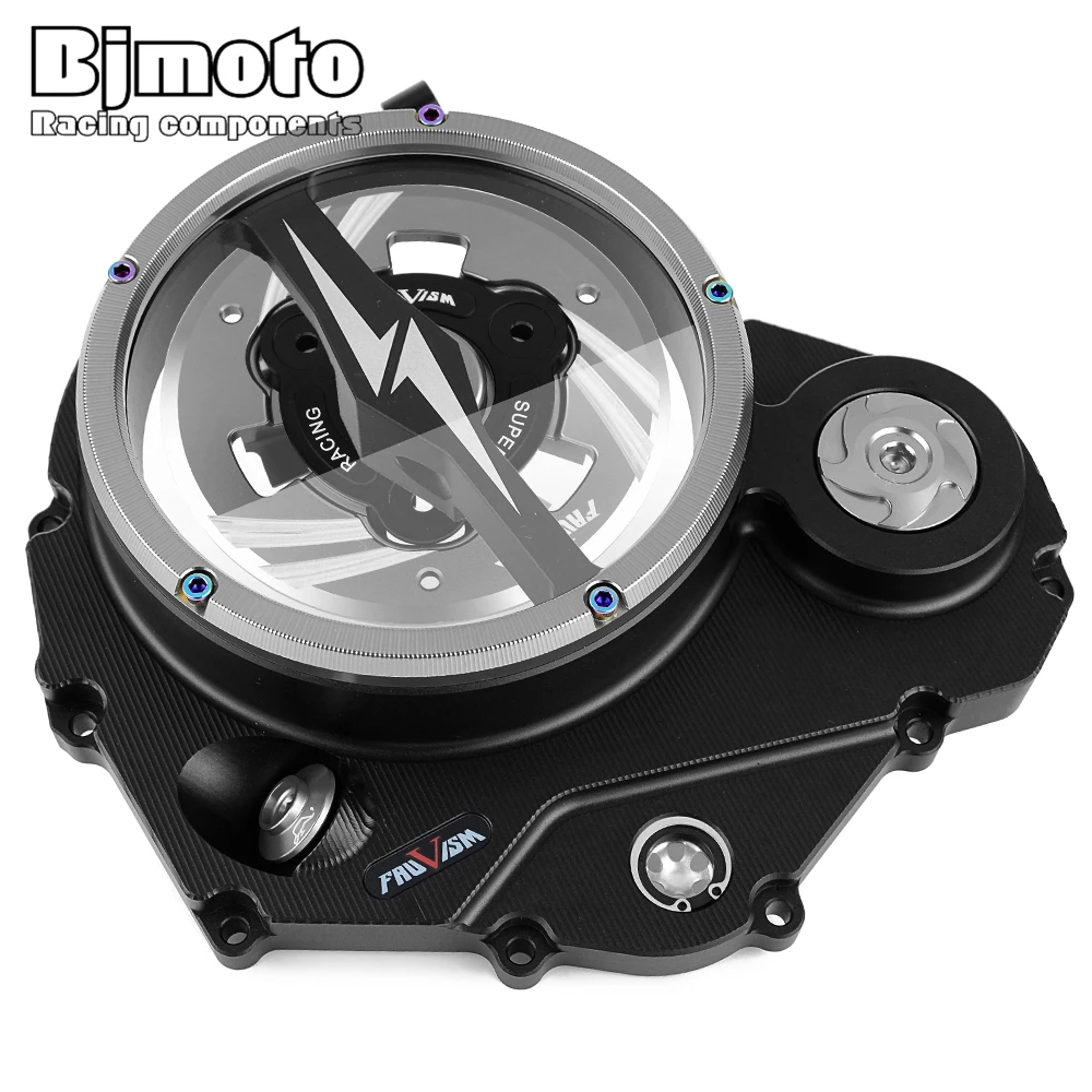 Motocicleta Z 650 Motor Clear Clutch Cover, Primavera Retainer, Protetor para Kawasaki NINJA650 NINJA 650 Z650 2017-2022