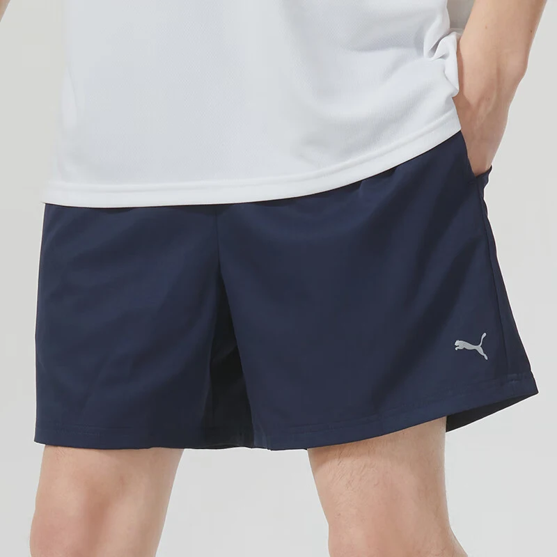 

PUMA, оригинальные новые мужские дышащие простые повседневные шорты 2024, 520768-06