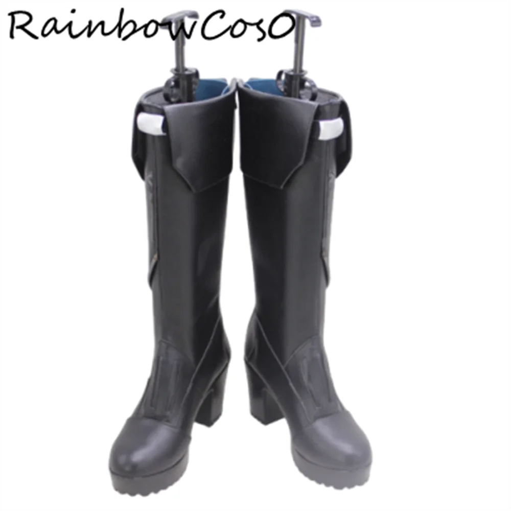 Sage Cosplay Scarpe Stivali Gioco Anime Party Halloween RainbowCos0 W5348