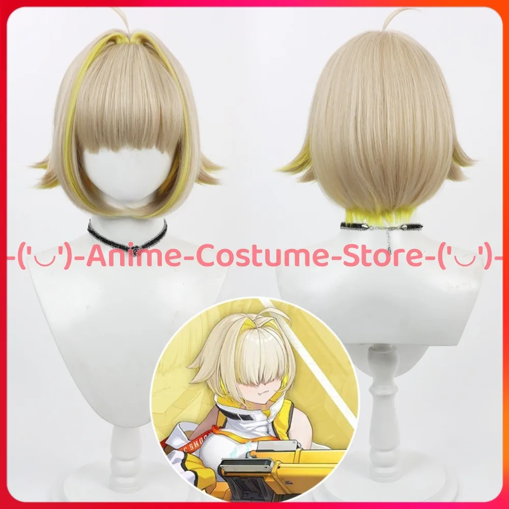 

Goddess of Victory: Nikke Elegg Cosplay Wig Game Character Halloween Carnival Party Costume Wigs Heat Resistant Synthetic Hair