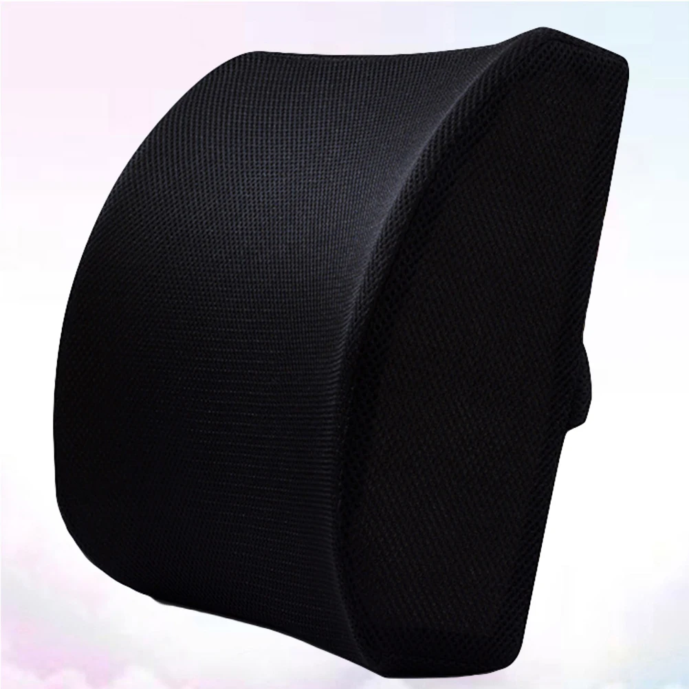 

Ergonomic Memory Foam Waist Pillow for Back Pain Relief Breathable Material Car Home Office Support Healthy Posture Long Comfort
