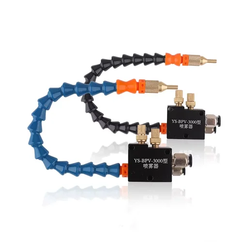 Imagen 2 del producto Sistema de pulverización de lubricación de refrigerante sin fugas, unidad de pulverizador de enfriamiento de niebla, torno CNC, fresado, taladro, herramienta de máquina de grabado