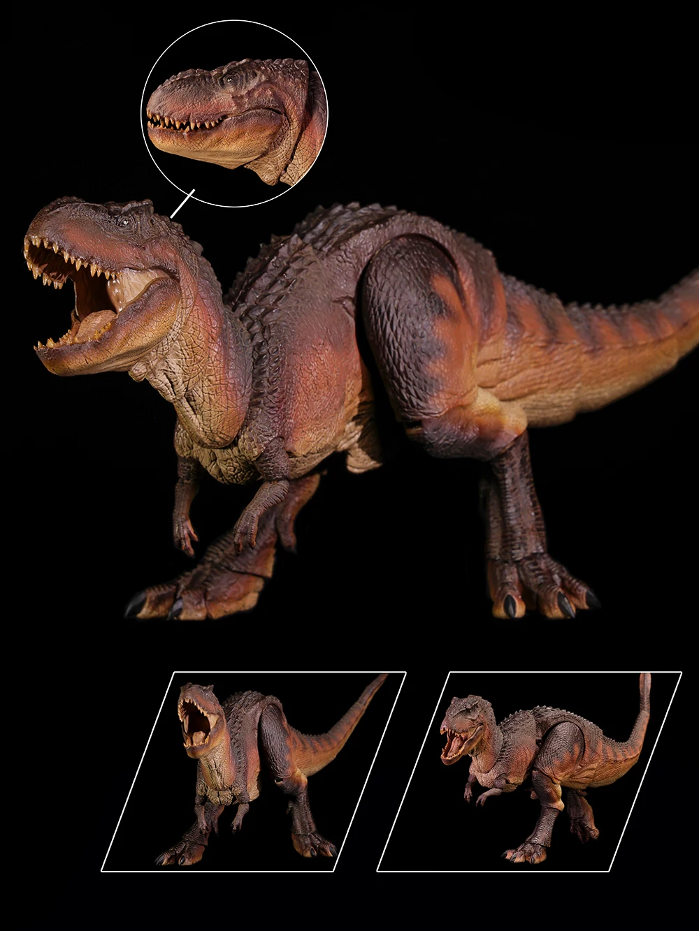 In Stock NANMU IS HARD TO CHANGE Vastatosaurus rex Movability Dinosaur Model Toys 44CM Shadow Monarch 2.0 King Kong 2005