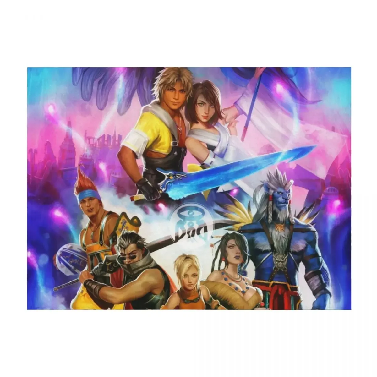 

Final Summoning Throw Blanket Designers Furrys Decorative Beds Softest Blankets