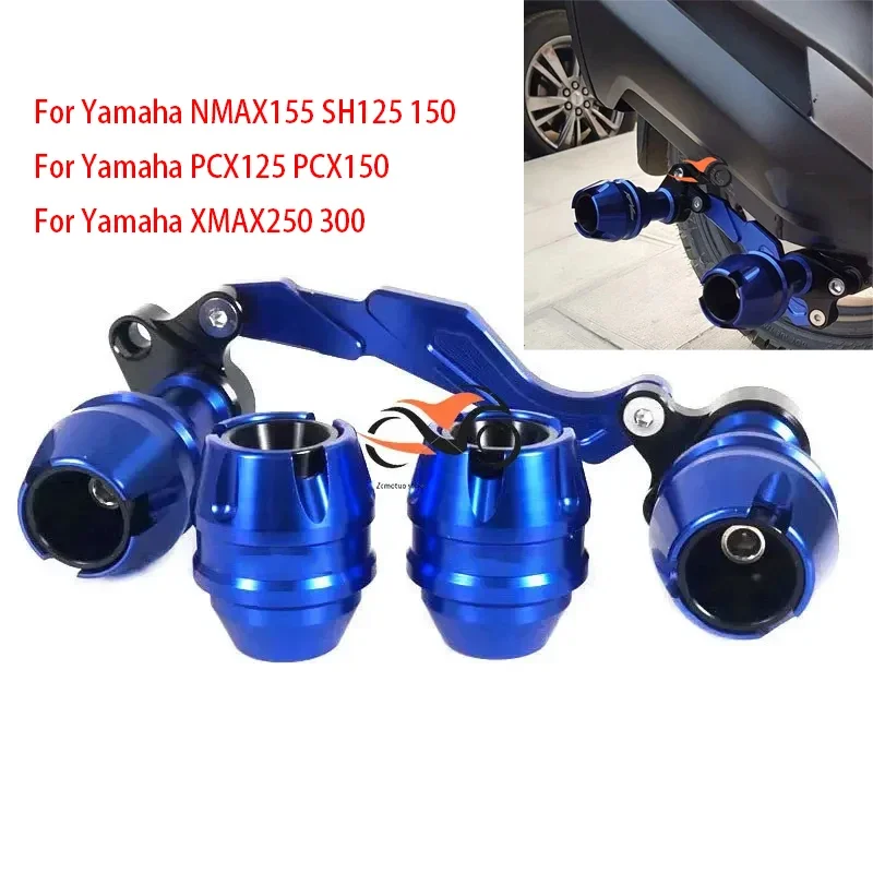 For Yamaha NMAX155 SH125 150 accessories Front Fork Wheel Fall Muffler Pipe Frame Protection Frame Slider Anti Crash Protector