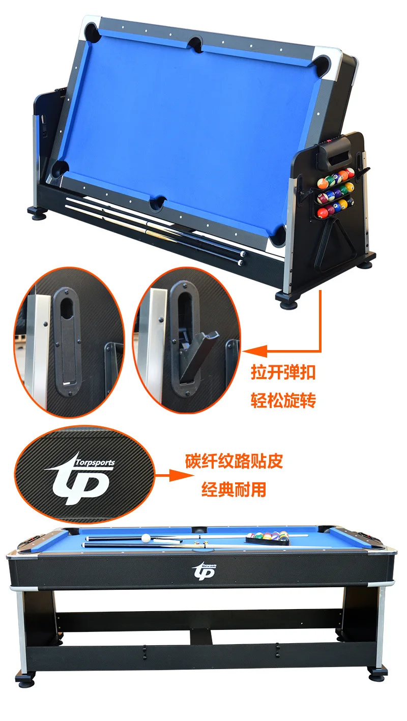 Sb6625f6e62a94eaa8d98c251e6c26270t 7ft 4 in 1 Multi Game Table Billiard Air Hockey Ping Pong Pool Fun