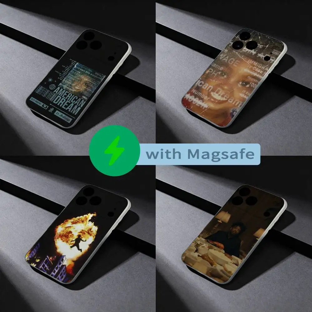 

Rap 21 S-Savage American Dream Phone Case For iPhone 17,16,15,14,13,12,X,XS,Pro,Max,Plus,E,Air,Mini with Magsafe Magnetic Liquid