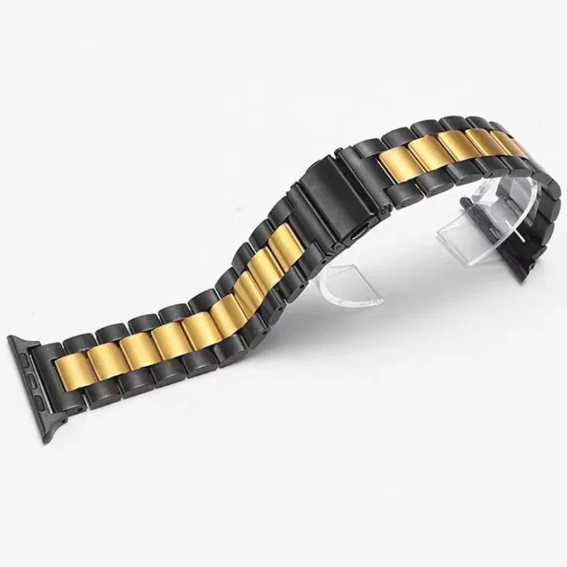 สายโลหะสําหรับ Apple Watch Ultra 49 มม.10 46 มม.42 มม.9 8 7 45 มม.41 มม.สร้อยข้อมือสแตนเลสสําหรับ iWatch 6 5 4 SE 44 มม.40 มม.เข็มขัด