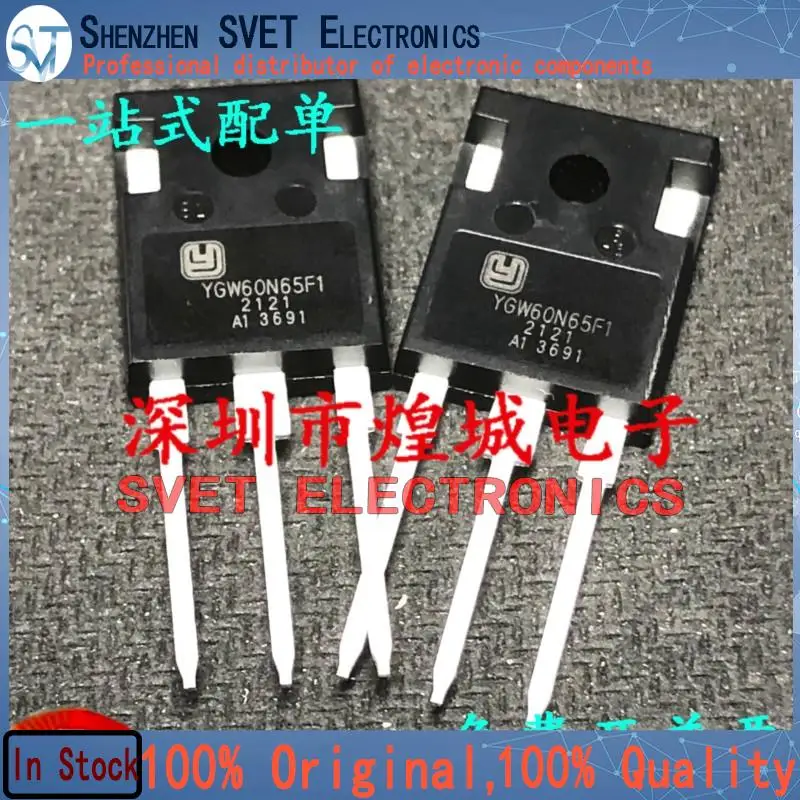 10PCS-50PCS YGW60N65F1 IGBT 650V 60A Original In Stock Fast