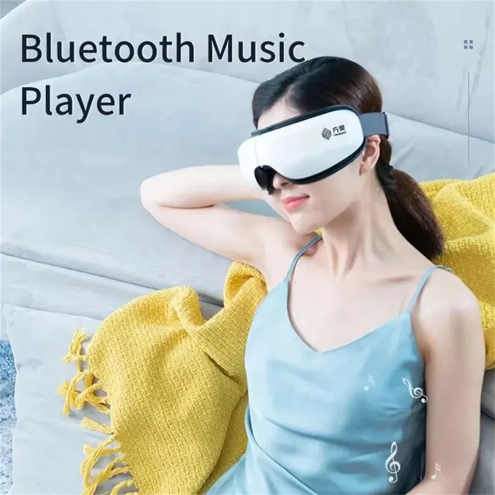 New design intelligent eye protector with music massage eye massager industrial silicone for mirror fun vibrator