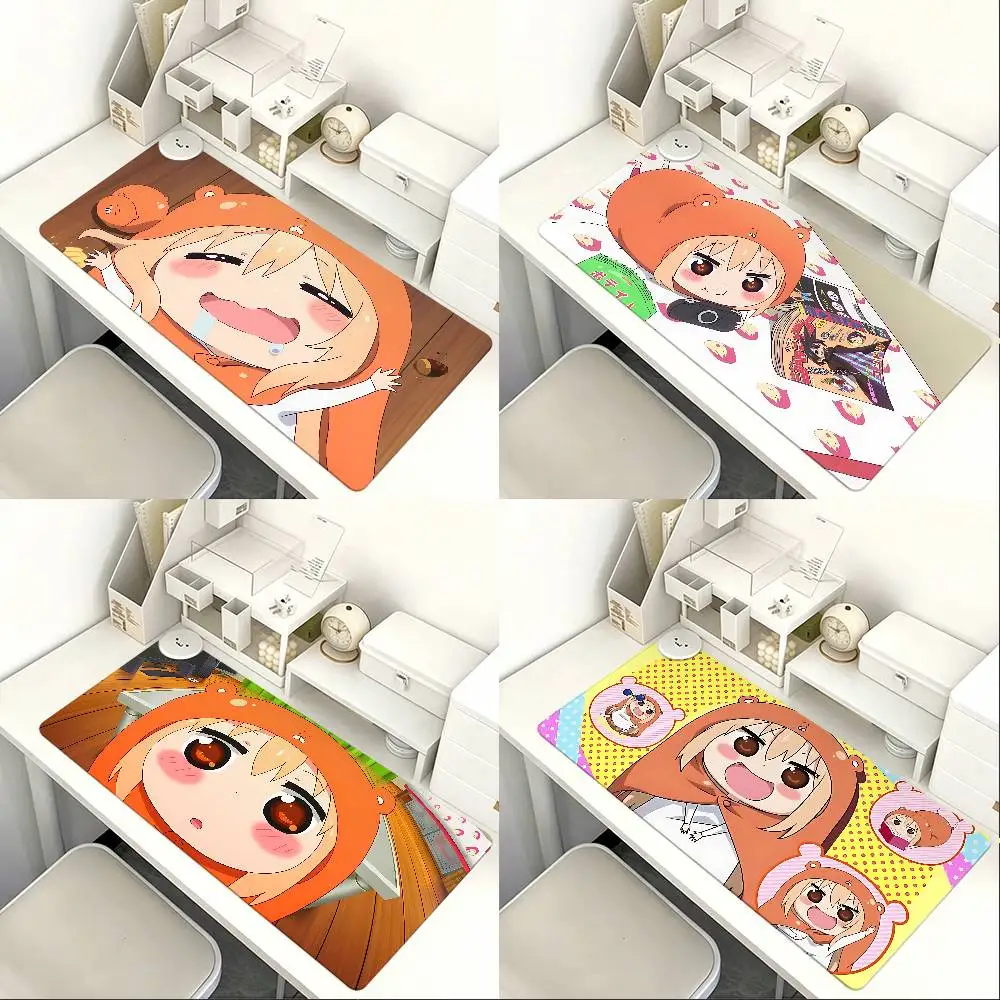 Cute U-Umaru Doma Mouse Pad Computer Mat Deskpad Laptop Keyboard Mat Office Large Landscape Mousepad