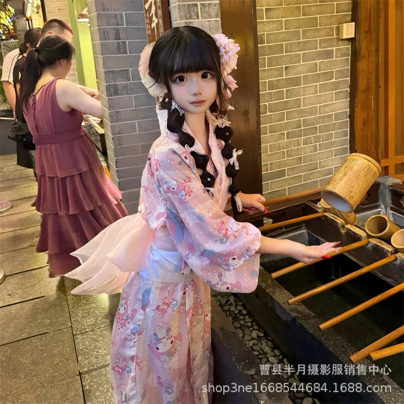 New Japanese Photography Summer Improved Kimono Shooting Travel Photography Personal Japanese Kimono Photo Theme Clothing