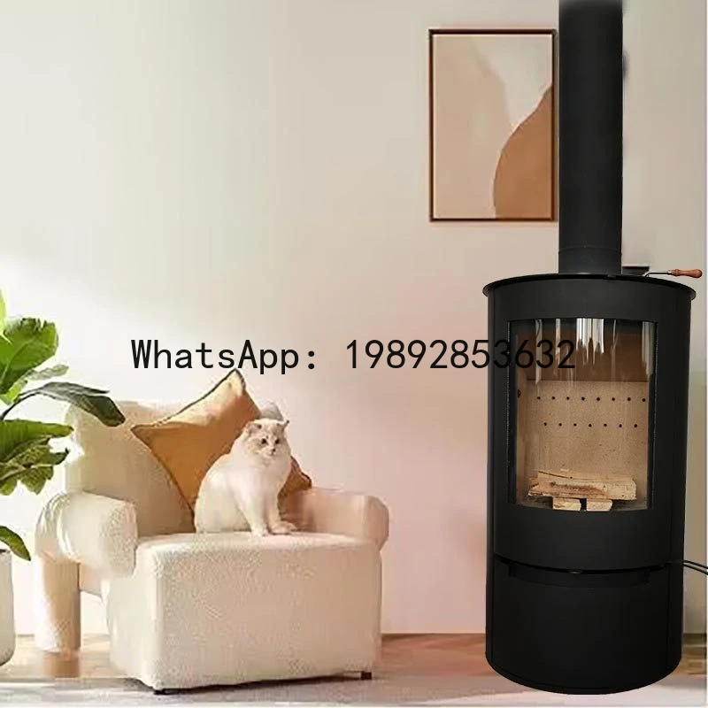 CZ  Wood-Burning Heating Fireplace Wood-Burning Secondary Combustion Heating for Guesthouses and Villas Living Room Heater