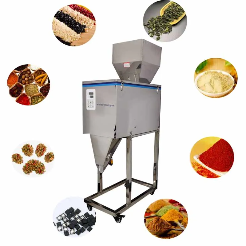 Automatic Weighing Granular Powder Filling Machine Tea Seed Salt Rice Weighing Filling Machine