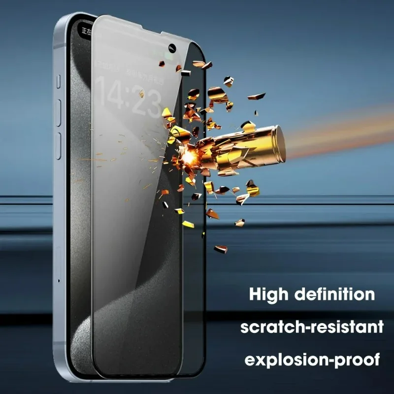 3-1Pcs 360° Privacy Screen Protective for IPhone 16 Pro Max/16 Plus/16 Pro Anti-spy Peeping Tempered Glass Films for IPhone 16