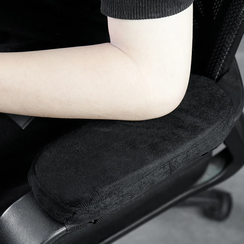 

Memory Foam Office Chair Armrest Pad PP Cotton Filling Armrest Cushion Pad Soft Home Office Chair Comfortable Elbow Pillow