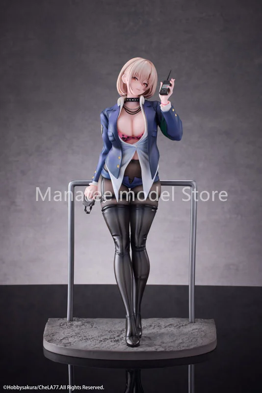 Hobby sakura Original Naughty Police Woman illustration by CheLA77 1/6 PVC Action Figure Anime Model Toys Collection Doll Gift