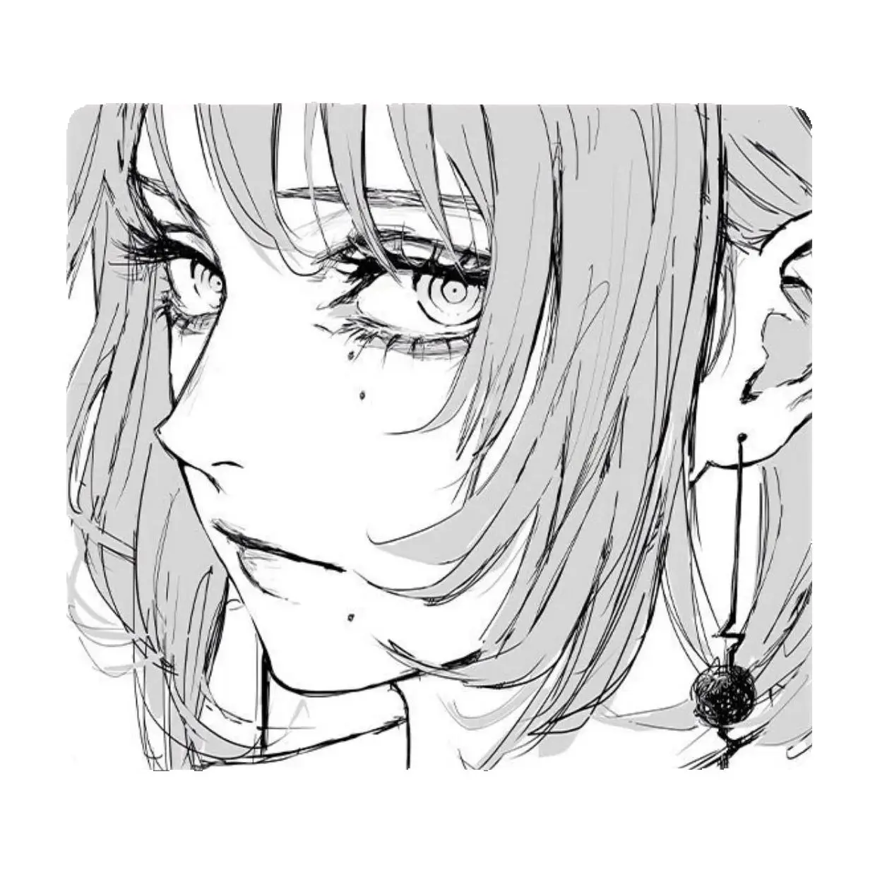 

Cool Girl Glass Mousepad Sora Game Mouse Pad Customized Pattern Tempered Smooth Gaming Desk Mat Fps Esports Office Gaming