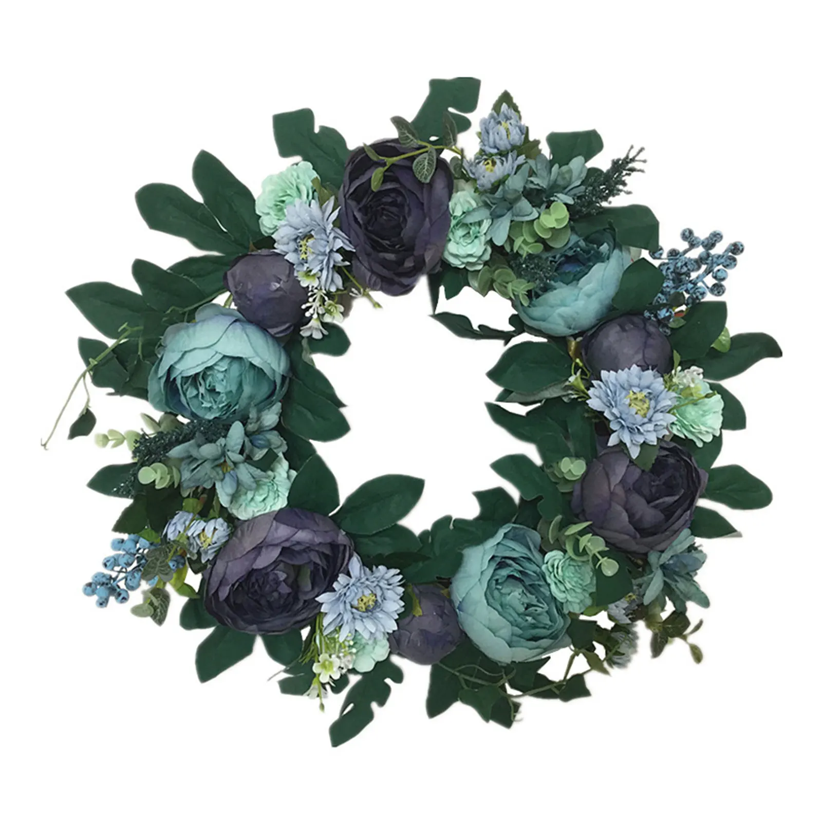 Peony Flower Garland Front Door Decoration Flower Lintel Pendant Imitation Flower Wall Decoration Hanging Ornaments