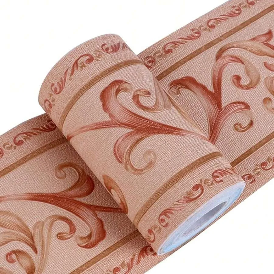 

Creation Core 4.2x196.8 Waterproof Wallpaper Border 3D Pattern Wall Decor Removable Se- Adhesive Kitchen Bathroom Tiles Stciker