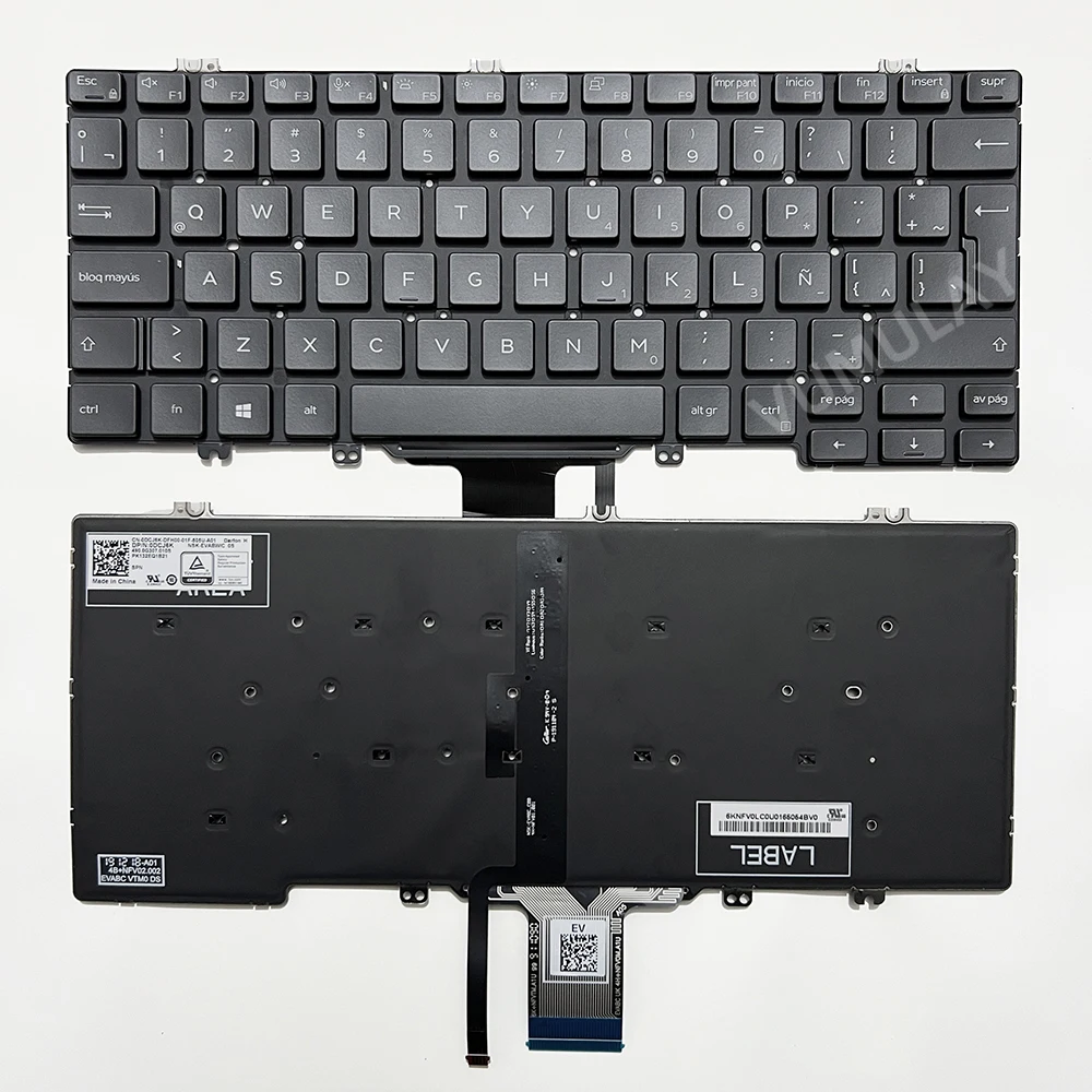 SP/LA/BR/PO Backlight Keyboard for Dell Latitude 7300 5300 5310 2